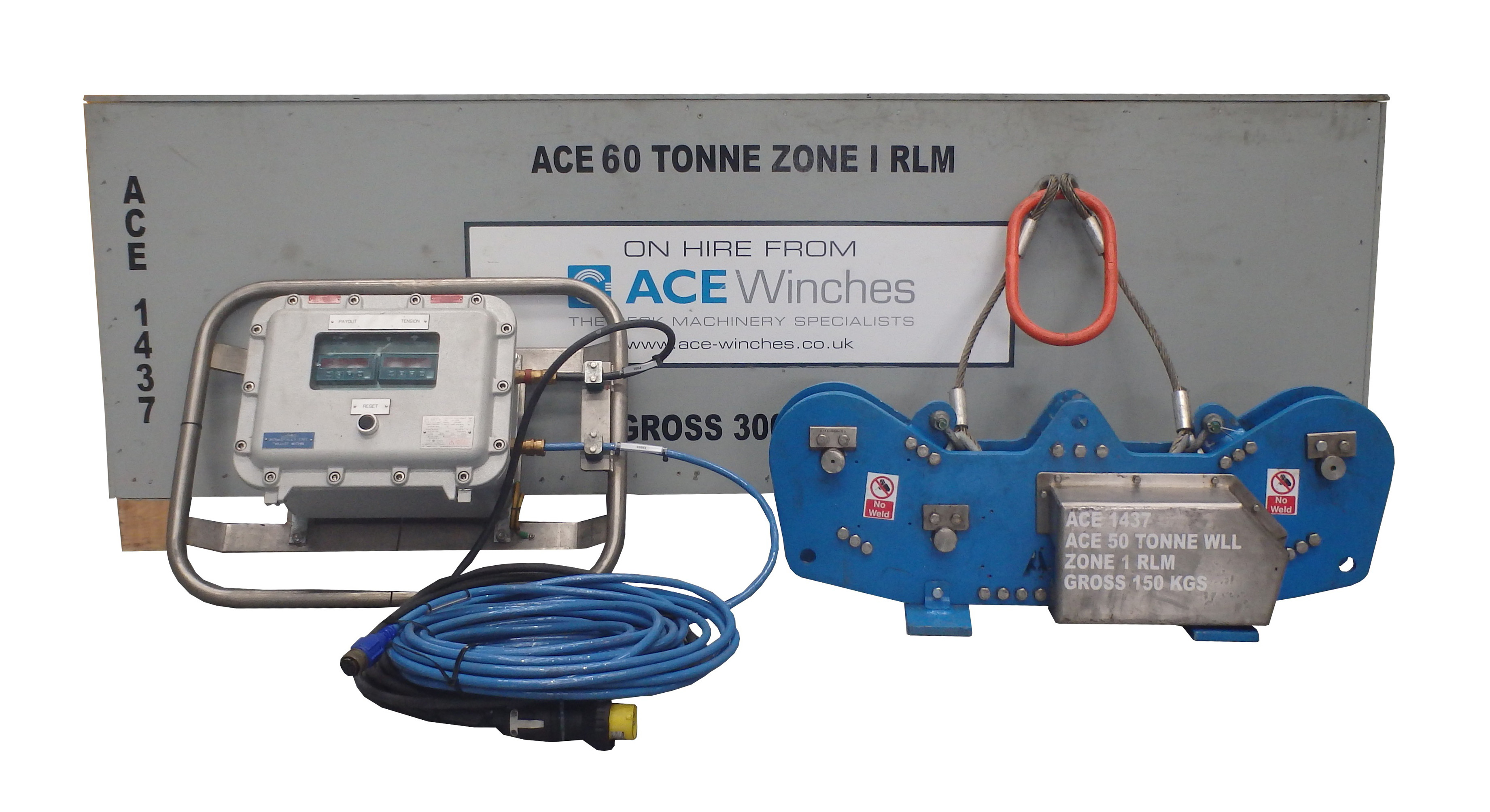 ACE 60 Tonne SWL Zone 1 Running Line Monitor