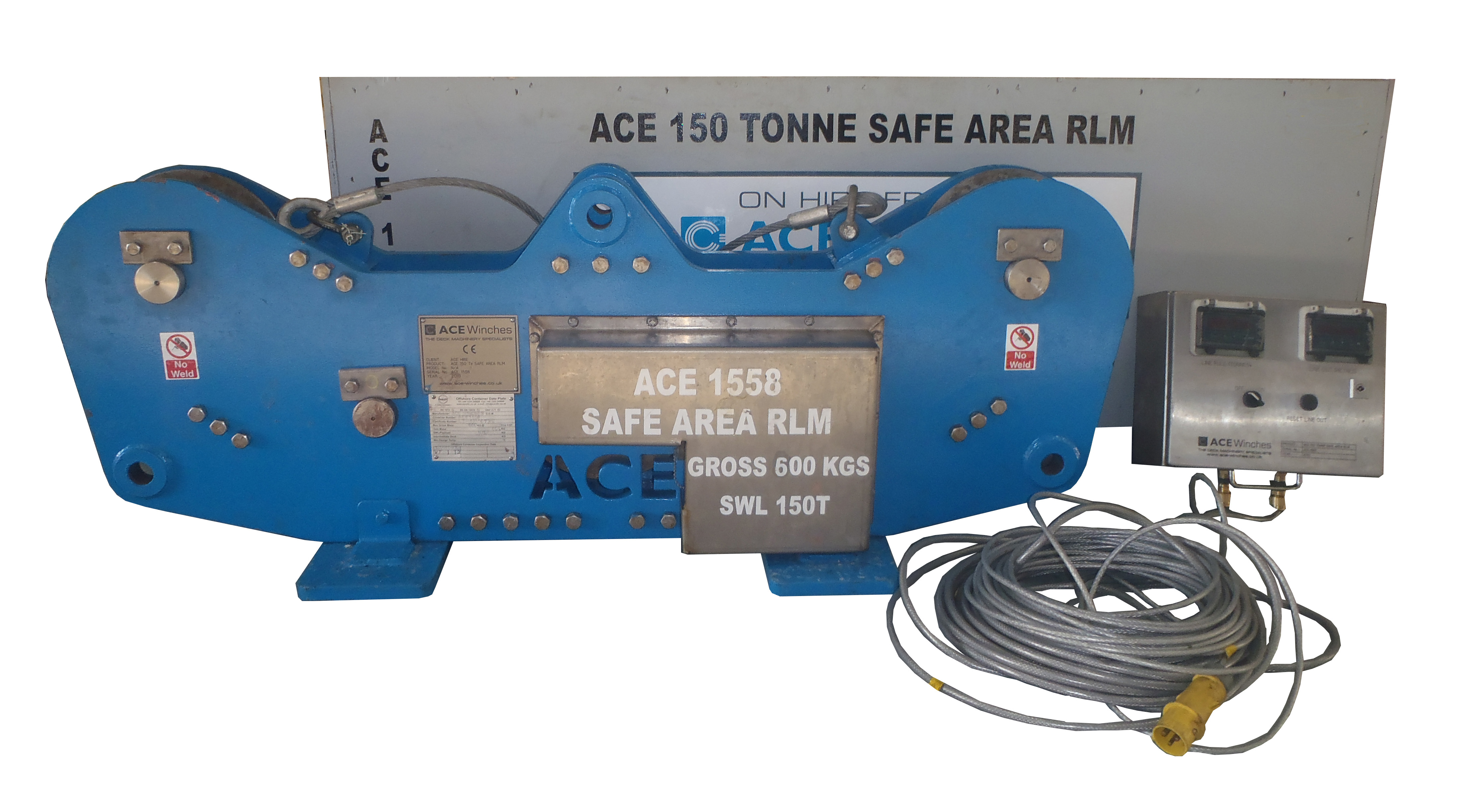 ACE 150 Tonne SWL Safe Area Running Line Monitor