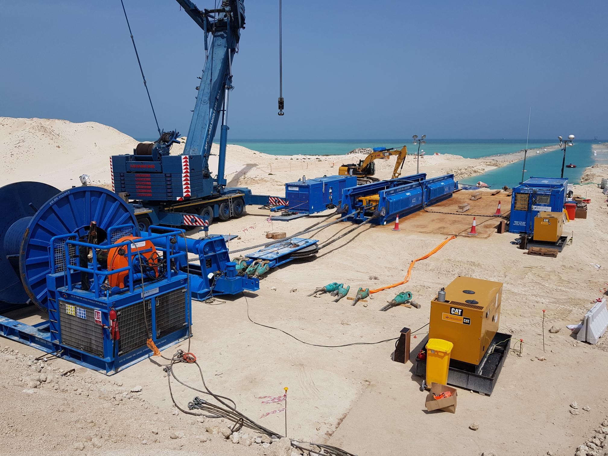 Shore Pulling Operation for the Barzan Pipeline Project, Qatar